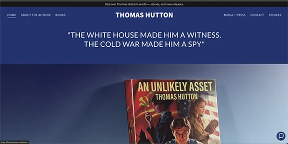 Thomas Hutton - Official author website designed and developed by Claudio Lozano